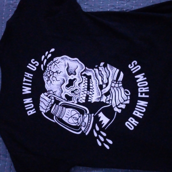 Run with us or run from us shirt - Picture 3 of 3